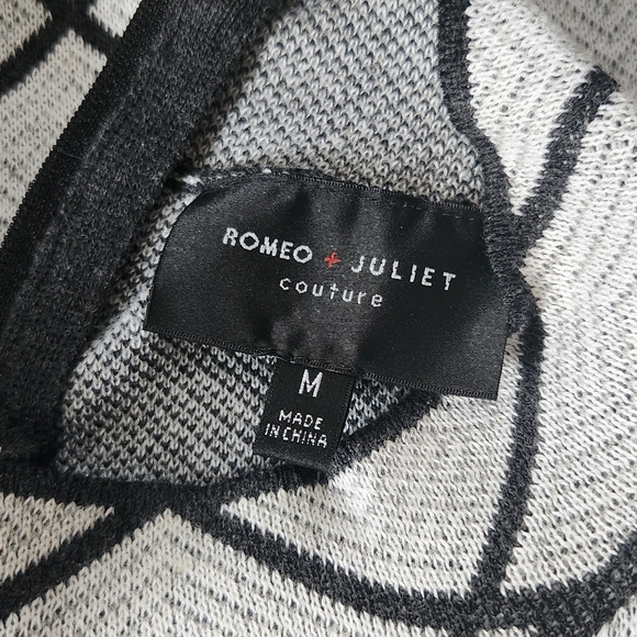 ROMEO AND JULIETTE COUTURE mockneck bodycon mini dress, grey in size M - Picture 6 of 7